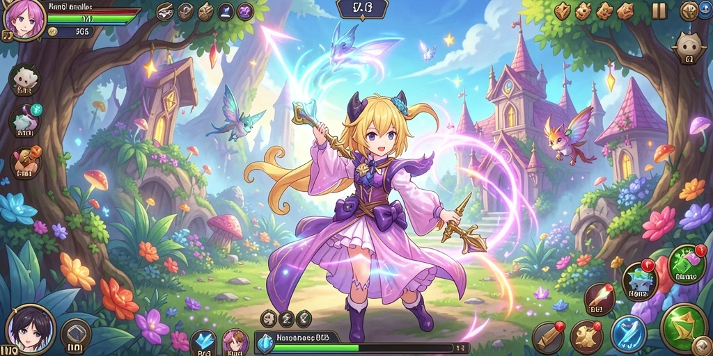 Ilustrasi yang menunjukkan mode multiplayer saat pemain bersaing secara langsung.