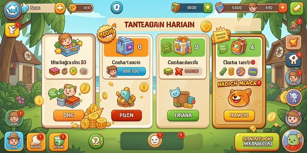 Karakter-karakter unik yang siap menghibur Anda.