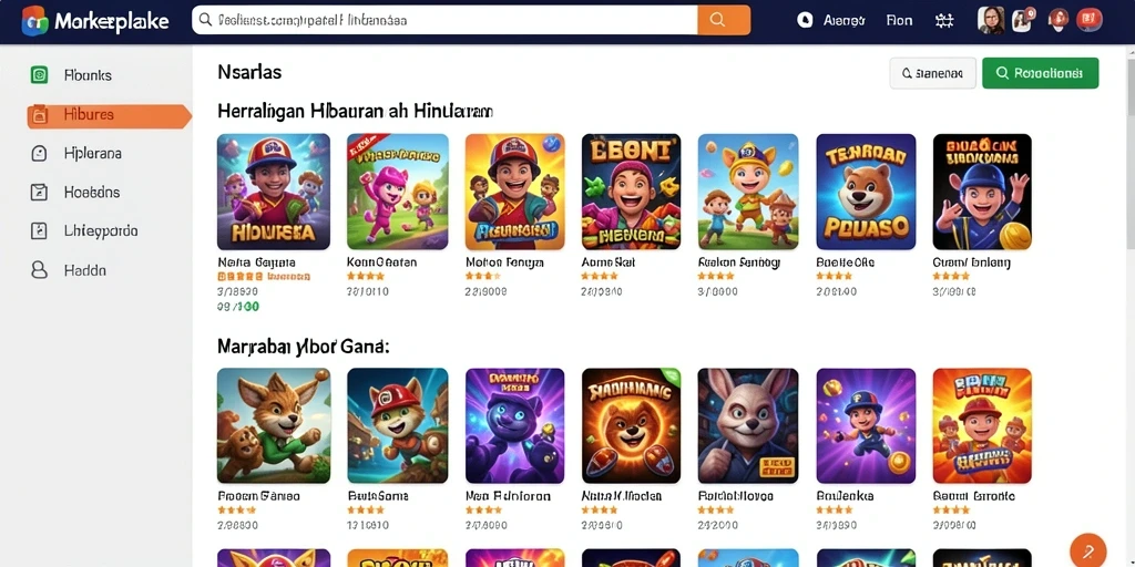 Pengguna sedang berkompetisi dalam mode multiplayer.