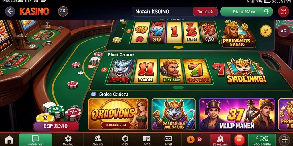 Screenshot memperlihatkan lingkungan yang indah dalam game.