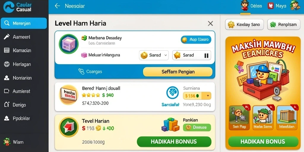 Komunitas aktif yang siap membantu pemain baru.
