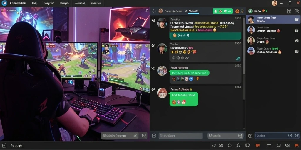 Screenshot memperlihatkan grafis memukau dalam V21.