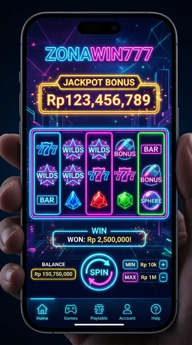 zonawin777 — layar beranda